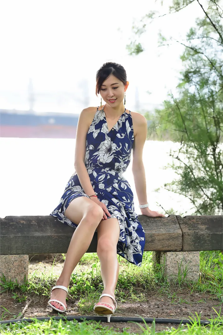 [Mzsock] NO.196 Zhao Tingting dress with cool and high legs street photography#[105P]-72