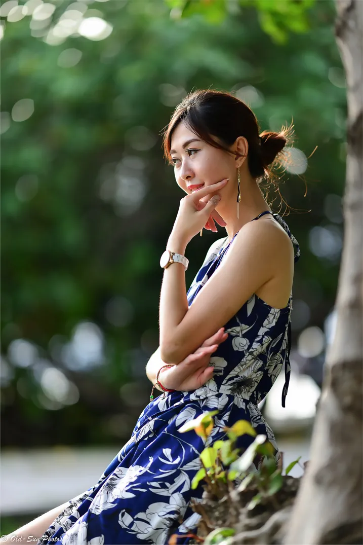 [Mzsock] NO.196 Zhao Tingting dress with cool and high legs street photography#[105P]-90