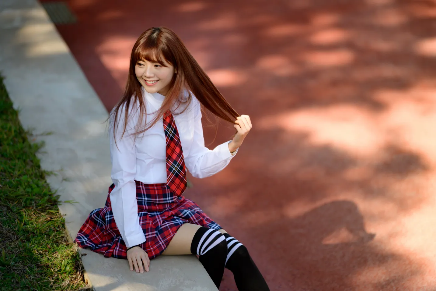 [Mzsock] NO.233 Student uniform high heels street photography#[105P]-90