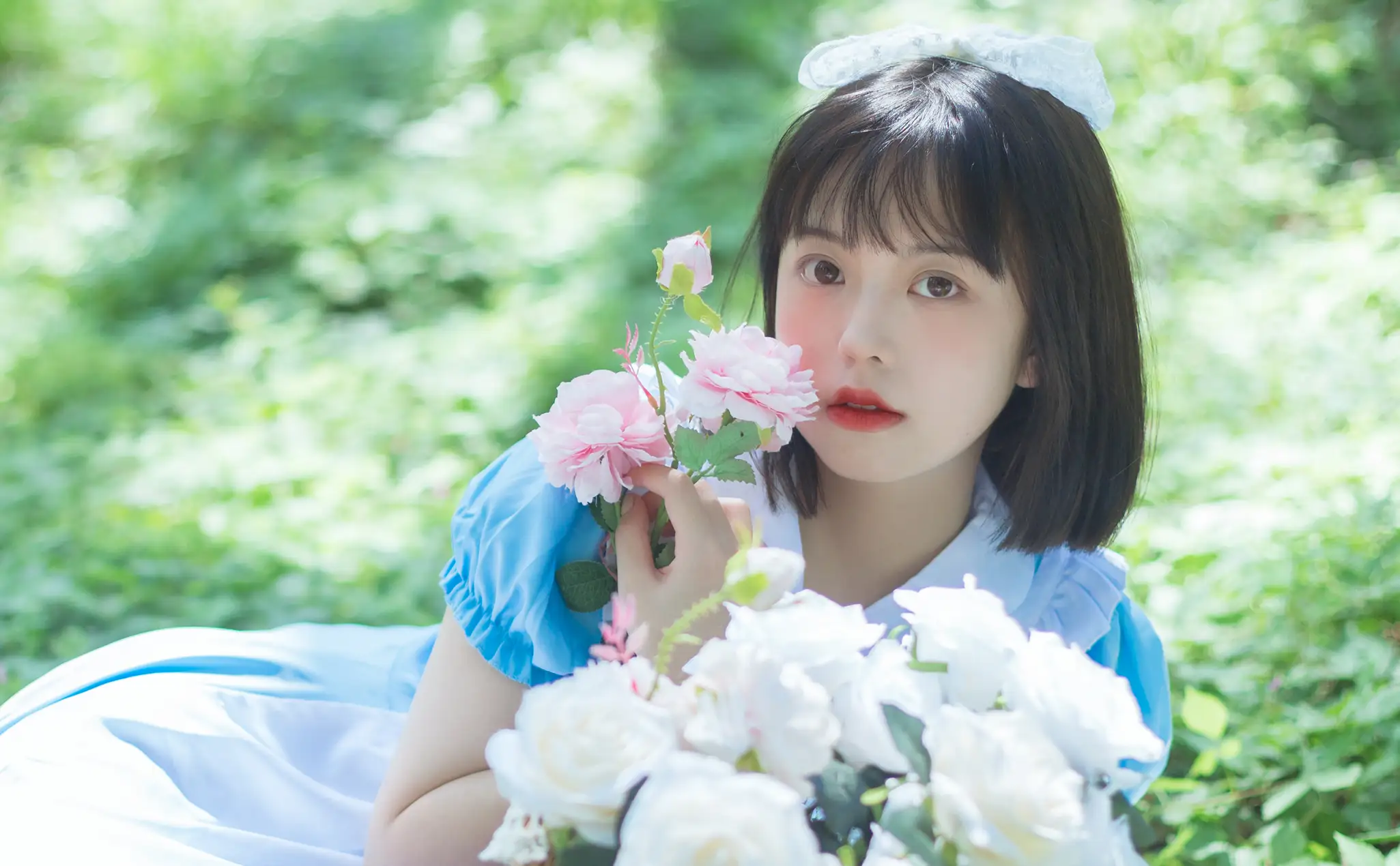 [YITUYU] 2022.08.05 Vol.1628 – Daisies and Strawberries Haji Twist#[32P]-6